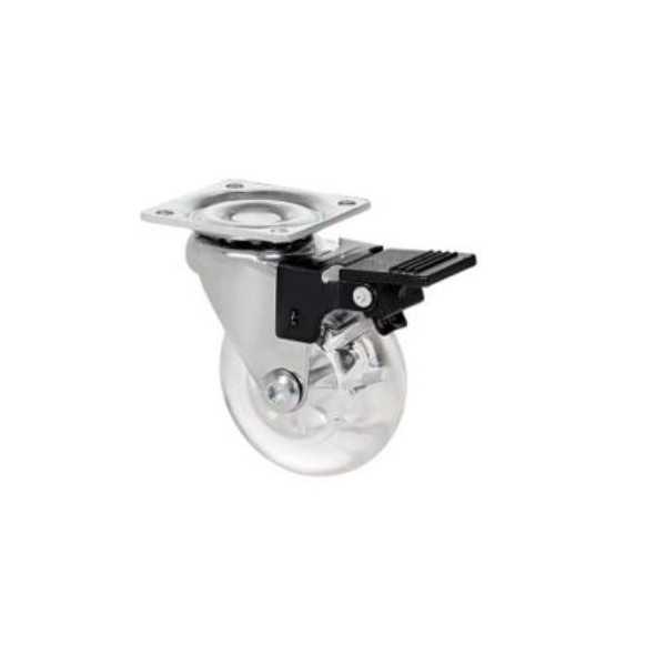 Rueda Giratoria con Placa y Freno 50MM [LOTE DE 6 Unidades] ALEX