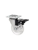 Rueda Giratoria con Placa y Freno 50MM [LOTE DE 6 Unidades] ALEX