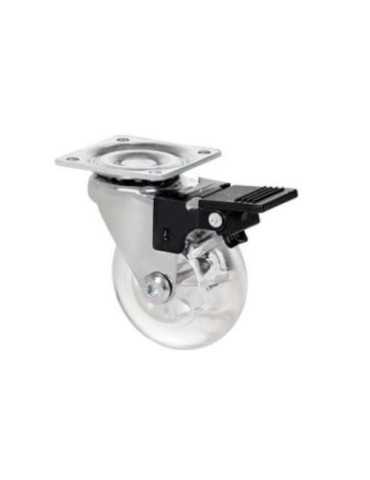 Rueda Giratoria con Placa y Freno 75MM [LOTE DE 4 Unidades] ALEX