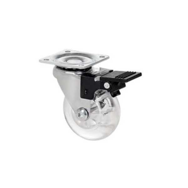 Rueda Giratoria con Placa y Freno 75MM [LOTE DE 4 Unidades] ALEX