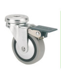 Rueda Giratoria B Goma D50 con Freno 1-0551 [LOTE DE 6 Unidades] ALEX