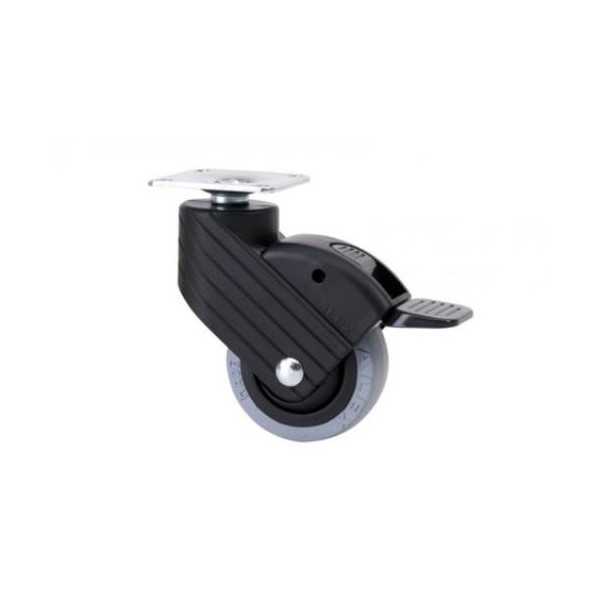 Rueda Giratoria HP Nylon/Goma D50 con Freno 1-0761 [LOTE DE 4 Unidades] ALEX