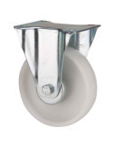 Rueda Fija de Poliamix Blanco 100MM [LOTE DE 6 Unidades] ALEX