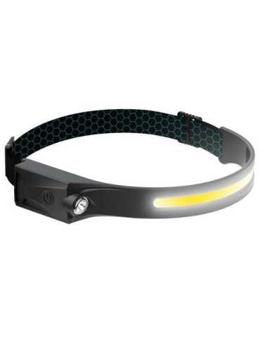 Linterna LED Frontal 5W Cob 2XAAA 25423 [LOTE DE 6 Unidades] ALFA