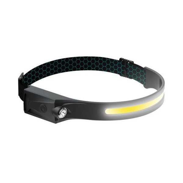 Linterna LED Frontal 5W Cob 2XAAA 25423 [LOTE DE 6 Unidades] ALFA