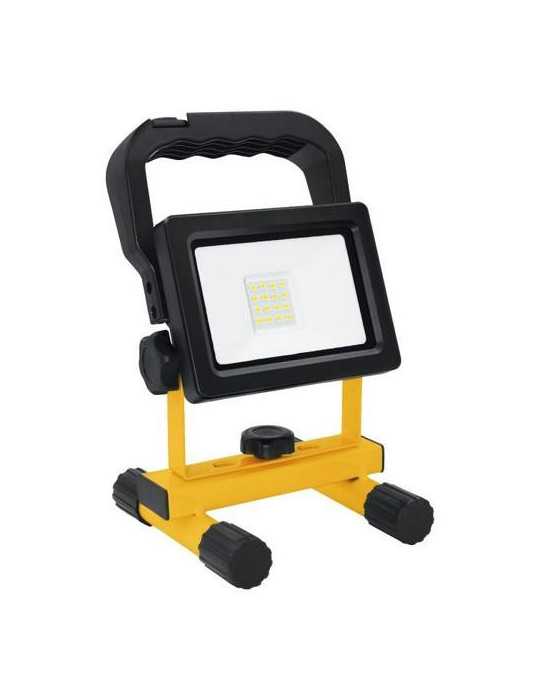 Proyector LED Soporte IP54 Recarg 10W Fria 25919 [LOTE DE 2 Unidades] ALFA