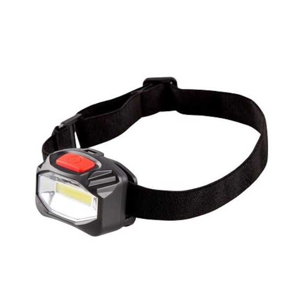 Linterna LED Cob Frontal 3W 100LM 100M 23937 [LOTE DE 4 Unidades] ALFA