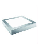 Downlight LED 18W.SUPERFICIE Cuadrado Plata Neutra [LOTE DE 2 Unidades] ALFA