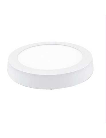Downlight LED 18 W Superficie Redondo Blanca Fria [LOTE DE 2 Unidades] ALFA