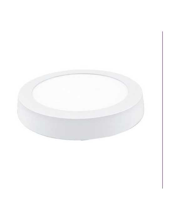Downlight LED 18 W Superficie Redondo Blanca Fria [LOTE DE 2 Unidades] ALFA