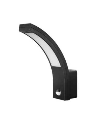 Aplique LED Sensor IP54 Negro 10W.N [LOTE DE 4 Unidades] ALFA