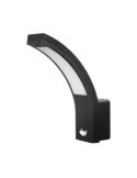 Aplique LED Sensor IP54 Negro 10W.N [LOTE DE 4 Unidades] ALFA