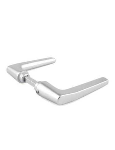 Manivela Aluminio Plata con Cuadrado 8 mm 44111 [LOTE DE 4 Unidades] ALFA DYSER