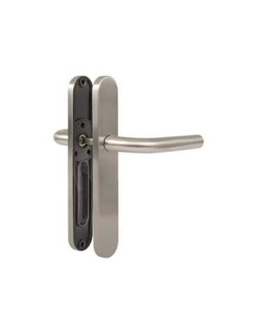 Manilla con Placa 230X40X10 Inoxidable Recta [LOTE DE 2 Unidades] AMIG