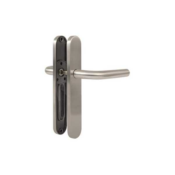 Manilla con Placa 230X40X10 Inoxidable Recta [LOTE DE 2 Unidades] AMIG