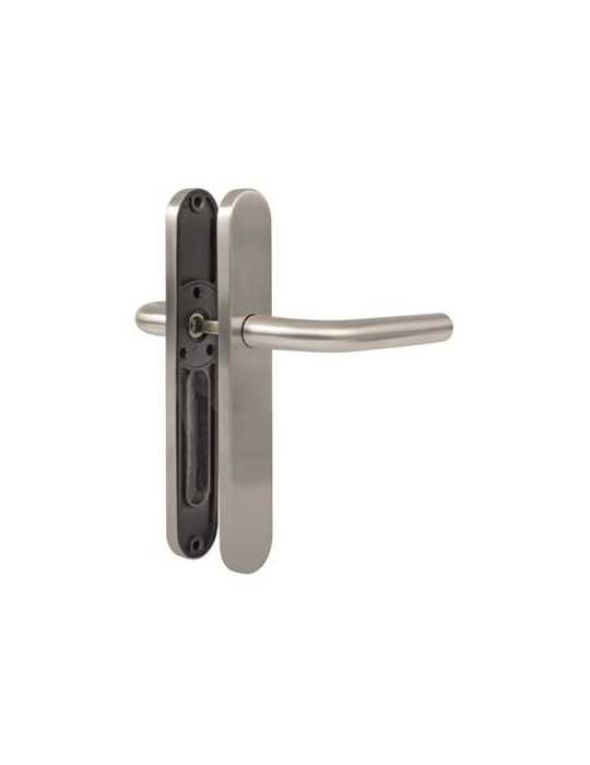 Manilla con Placa 230X40X10 Inoxidable Recta [LOTE DE 2 Unidades] AMIG