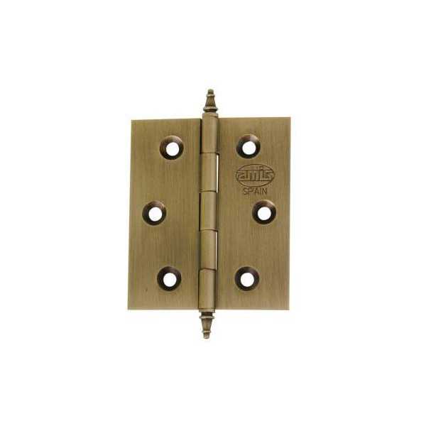 Bisagra 1003-70X50 Latón Cromo Mate 7268 [LOTE DE 6 Unidades] AMIG