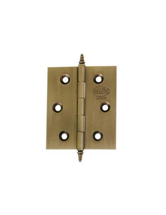 Bisagra 1003-70X50 Latón Cromo Mate 7268 [LOTE DE 6 Unidades] AMIG