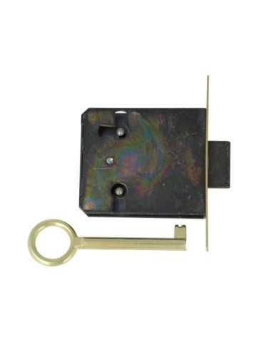 Cerradura Mueble Modelo 8 30MM Latón (BOL.) 22637 [LOTE DE 4 Unidades] AMIG