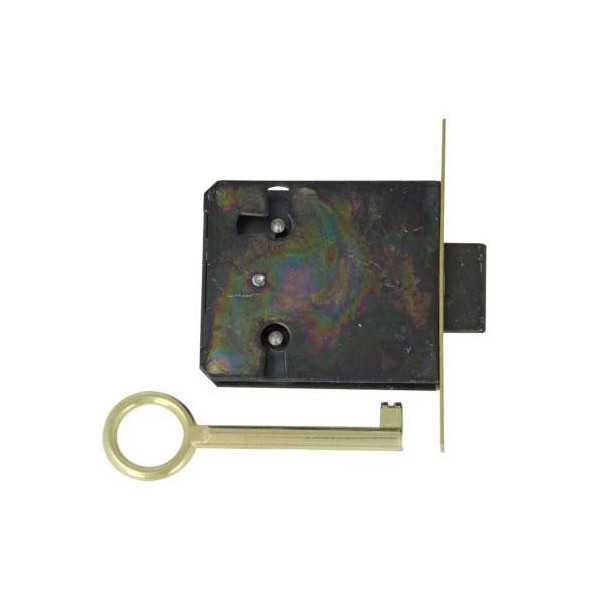 Cerradura Mueble Modelo 8 30MM Latón (BOL.) 22637 [LOTE DE 4 Unidades] AMIG