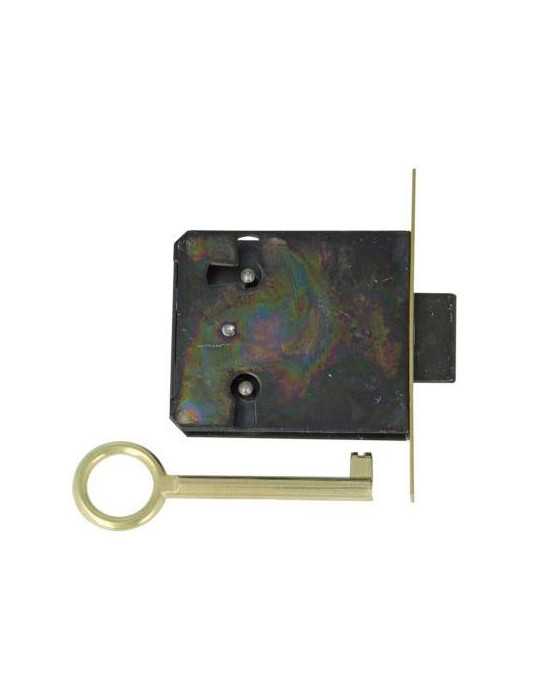 Cerradura Mueble Modelo 8 30MM Latón (BOL.) 22637 [LOTE DE 4 Unidades] AMIG