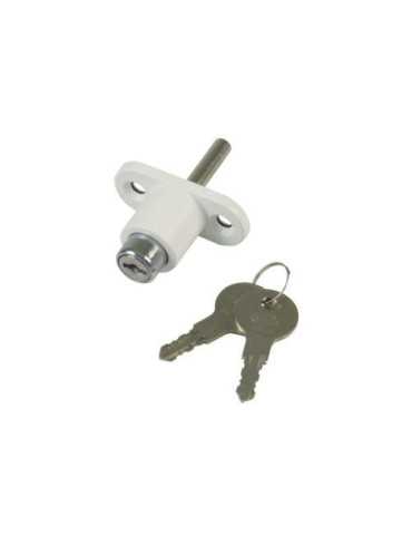 Cerradura Ventana Modelo 45 Blanco Epoxi (Blister) 21693 [LOTE DE 4 Unidades] AMIG