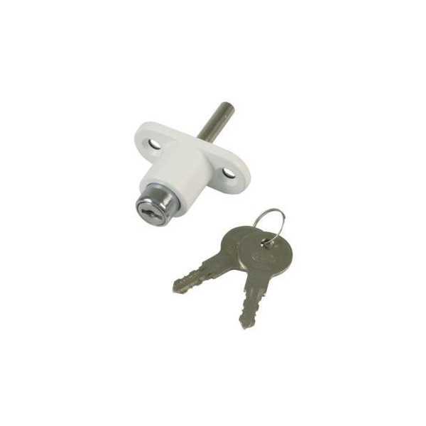 Cerradura Ventana Modelo 45 Blanco Epoxi (Blister) 21693 [LOTE DE 4 Unidades] AMIG