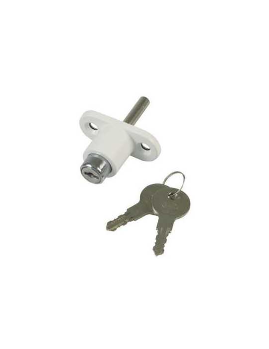 Cerradura Ventana Modelo 45 Blanco Epoxi (Blister) 21693 [LOTE DE 4 Unidades] AMIG