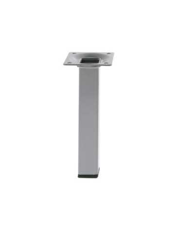 Pata Mesa 3 Cuadrada 25X25X100MM Plata 21716 [LOTE DE 16 Unidades] AMIG