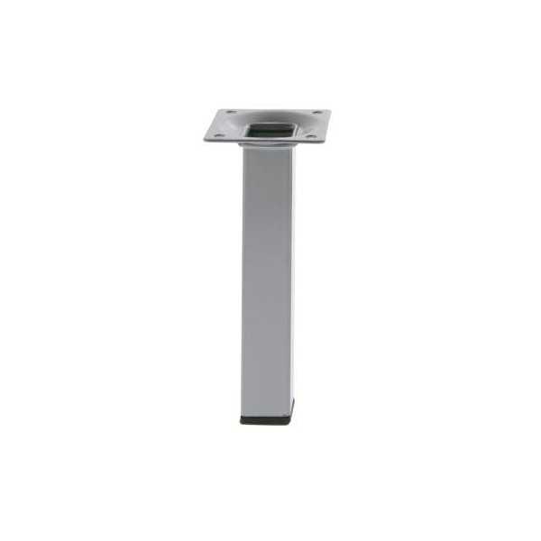 Pata Mesa 3 Cuadrada 25X25X100MM Plata 21716 [LOTE DE 16 Unidades] AMIG