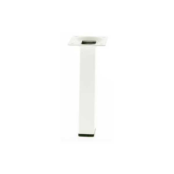 Pata Mesa 3 Cuadrada 25X25X200MM Blanca 21720 [LOTE DE 12 Unidades] AMIG