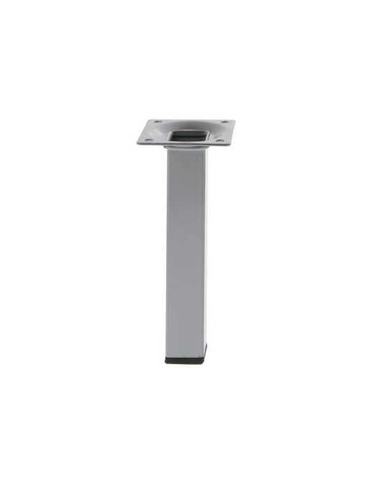 Pata Mesa 3 Cuadrada 25X25X200MM Plata 21722 [LOTE DE 12 Unidades] AMIG