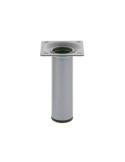 Pata Mesa 4 Redonda 30X100MM Plata 21746 [LOTE DE 16 Unidades] AMIG