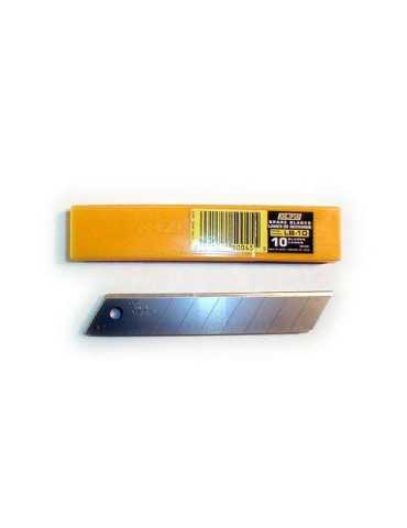 Cuchilla 18X100 mm (Juego 10) LB-10 [LOTE DE 4 Unidades] ANMI