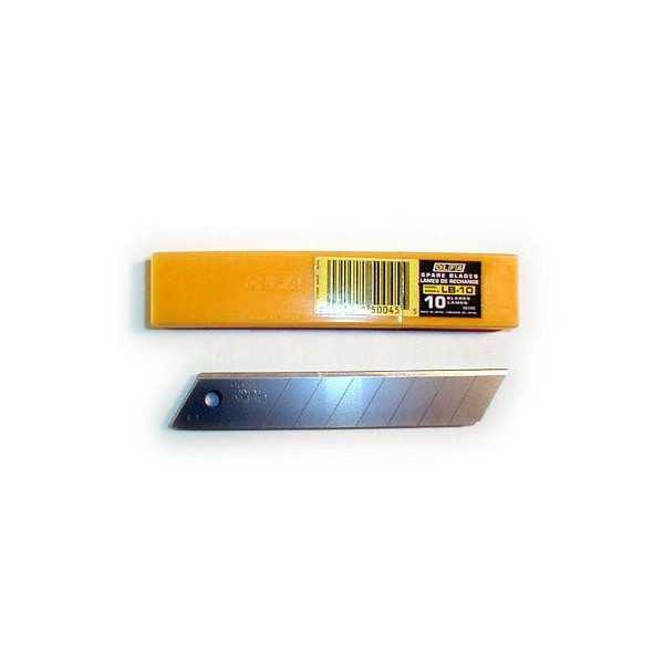 Cuchilla 18X100 mm (Juego 10) LB-10 [LOTE DE 4 Unidades] ANMI