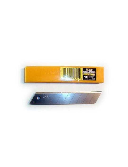 Cuchilla 18X100 mm (Juego 10) LB-10 [LOTE DE 4 Unidades] ANMI