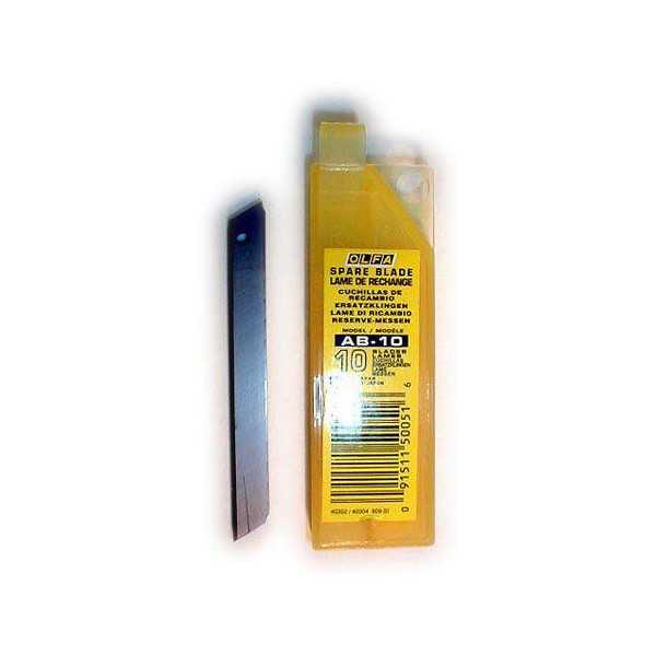 Cuchilla 9X80 mm (Juego 10) AB-10 [LOTE DE 8 Unidades] ANMI