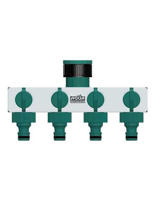 Derivacion PVC 4 Salidas Independientes C2027 [LOTE DE 4 Unidades] AQUACENTER