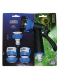 Set de Pistola 7FORMAS + Conectadores Bimat 15 mm [LOTE DE 2 Unidades] AQUACENTER