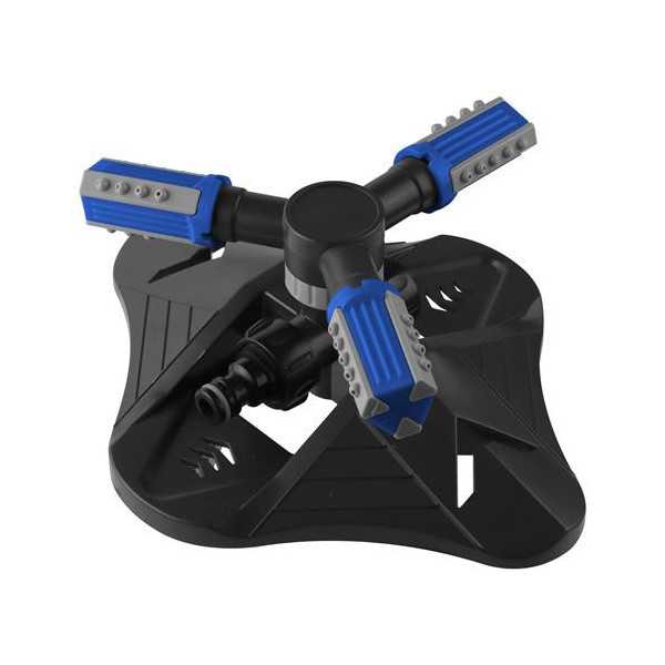 Aspersor 3-ARM Regulable. 3 F con Soporte Suelo [LOTE DE 4 Unidades] AQUACENTER
