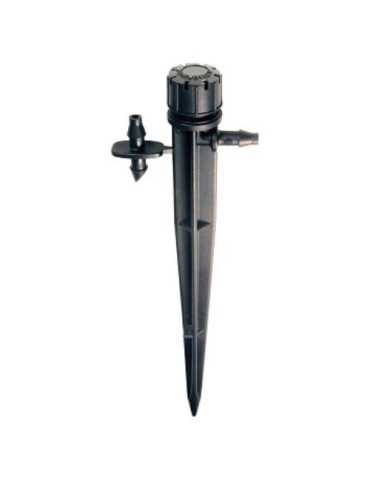 Gotero Regulable 0-70 L/H con Estaca (Bolsa 10UD) [LOTE DE 6 Unidades] AQUACENTER