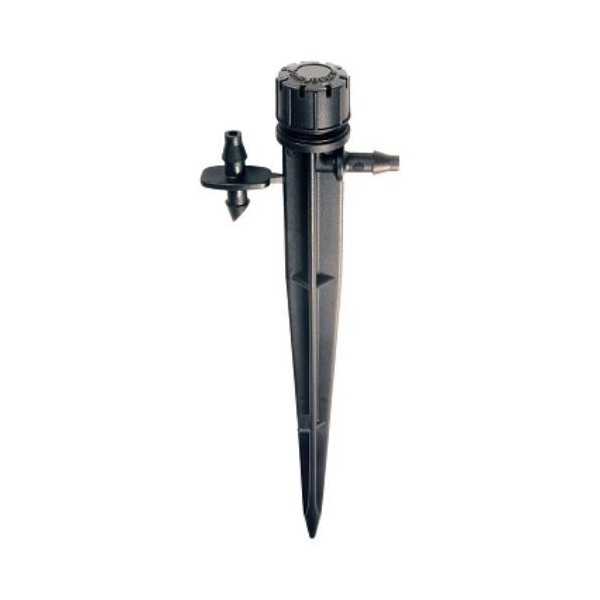 Gotero Regulable 0-70 L/H con Estaca (Bolsa 10UD) [LOTE DE 6 Unidades] AQUACENTER