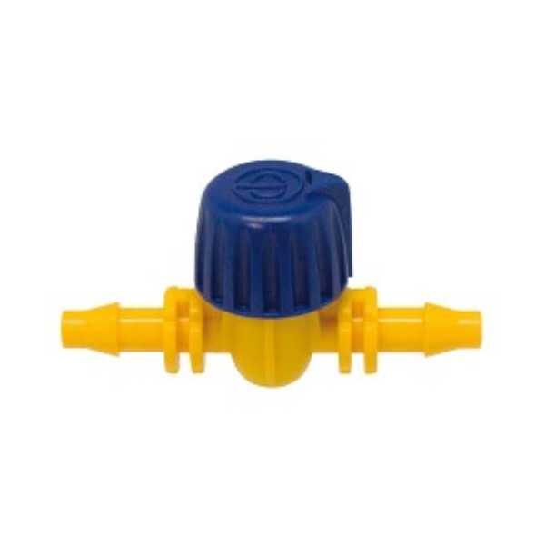 Válvula de Cierre Goteo 4MM (Bolsa Zip 3 Uds) [LOTE DE 12 Unidades] AQUACENTER