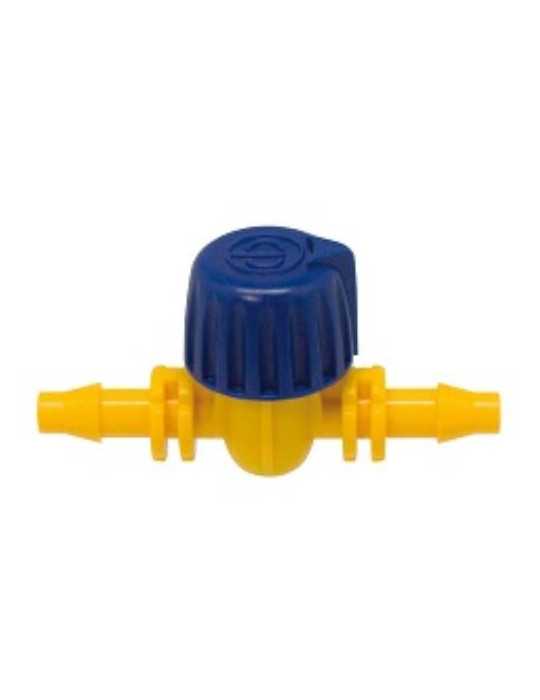 Válvula de Cierre Goteo 4MM (Bolsa Zip 3 Uds) [LOTE DE 12 Unidades] AQUACENTER
