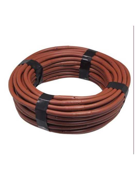 Tubería 6MM con Goteros Integrados (ROLL-15M) C4190 [LOTE DE 2 Unidades] AQUACENTER