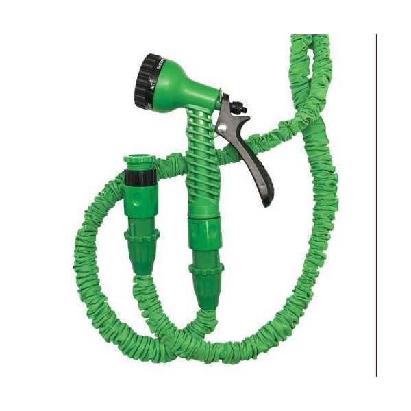 Manguera Extensible 22,5M.12MM. 6 Bares Verde Basic [LOTE DE 2 Unidades] AQUACENTER