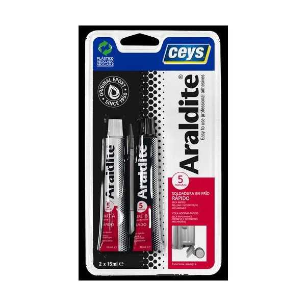 Rápido 15+15ML 510210 [LOTE DE 4 Unidades] ARALDIT