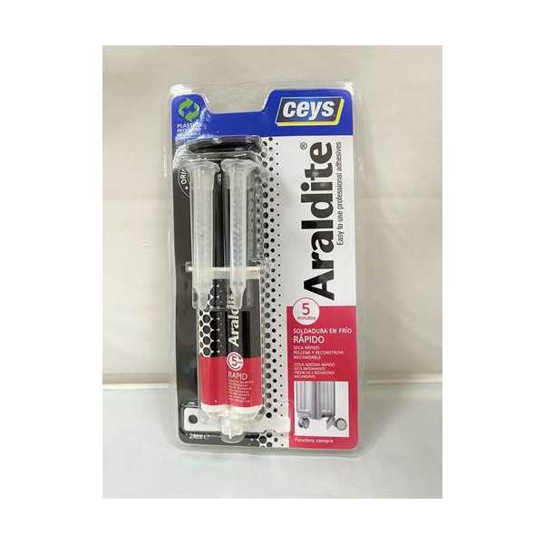 Rápido Jeringa 510208 Ceys [LOTE DE 4 Unidades] ARALDIT