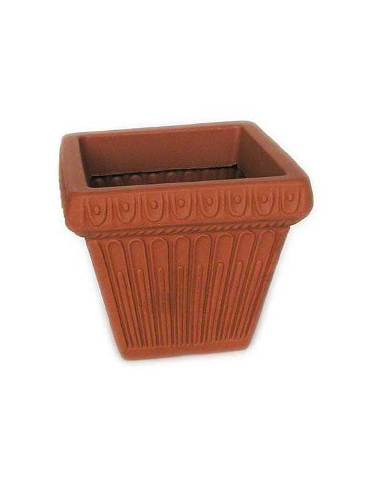 Maceta Cuadrada Pequeña 8 L Terracota 21102 [LOTE DE 4 Unidades] ARBIDEC