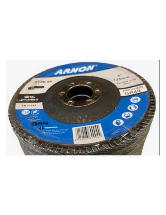 Discos Láminas Mil Hojas Zirconio Lamarnon 125/60 [LOTE DE 16 Unidades] ARBOLEDAS